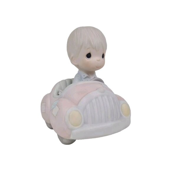 Precious Moments PM-862 I'M FOLLOWING JESUS Boy Holy Bible Porcelain Figurine - Picture 1 of 6
